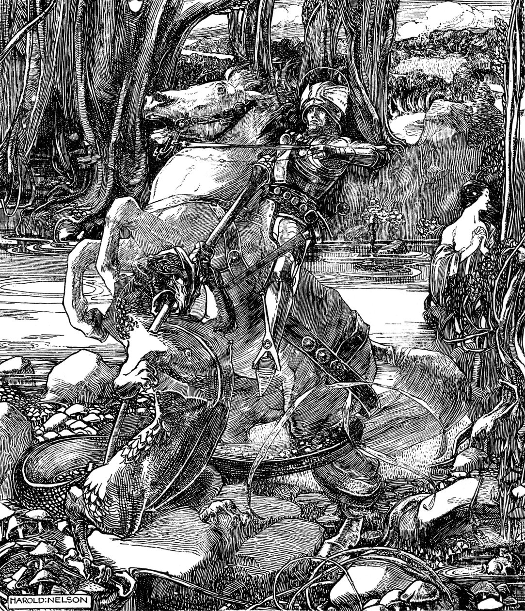 São Jorge e o dragão, 1901 de Unbekannt