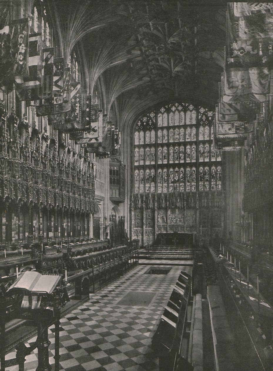 Capela de São Jorge, Windsor, 1910. de Unbekannt