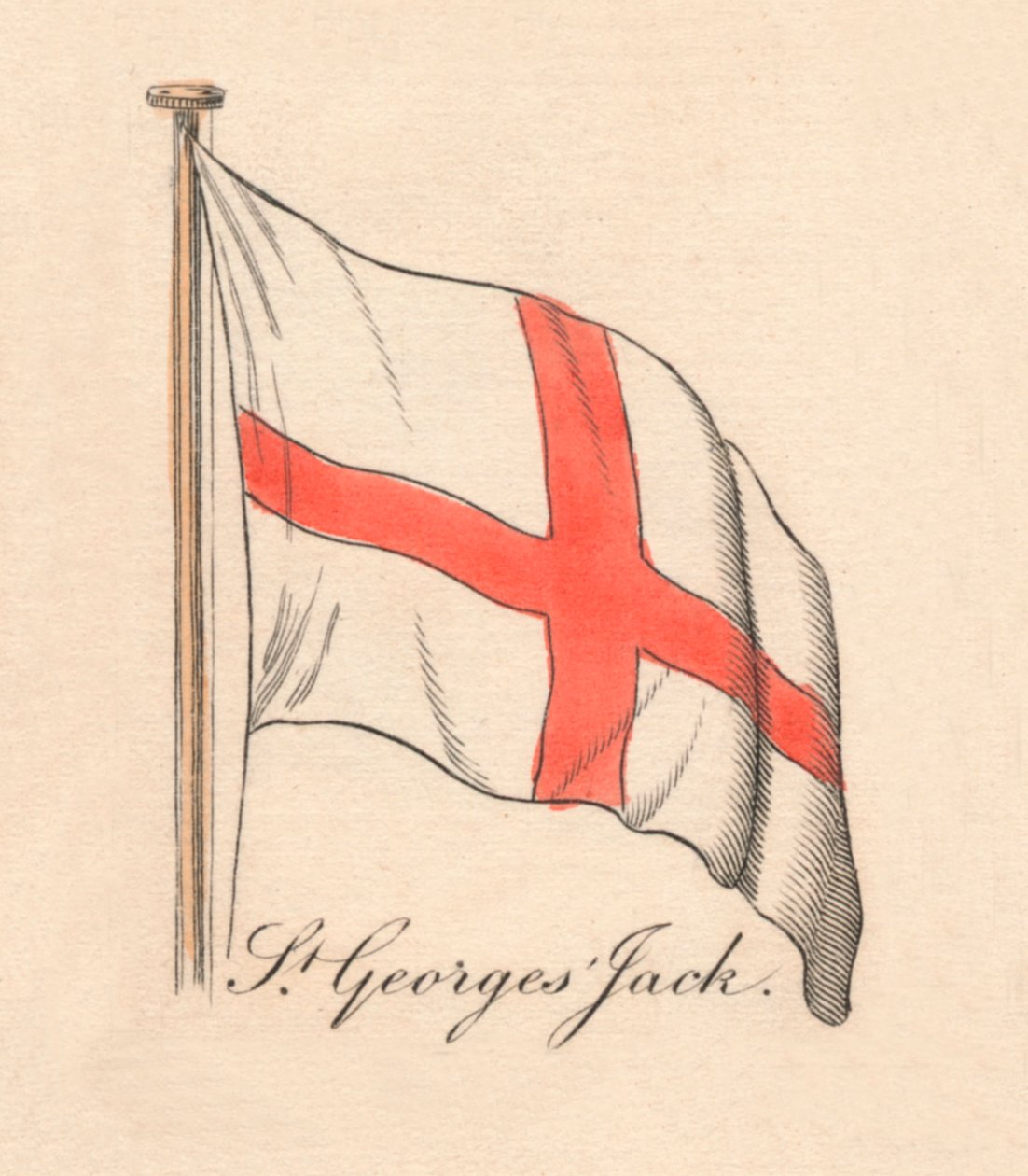 St. Georges Jack, 1838 de Unbekannt
