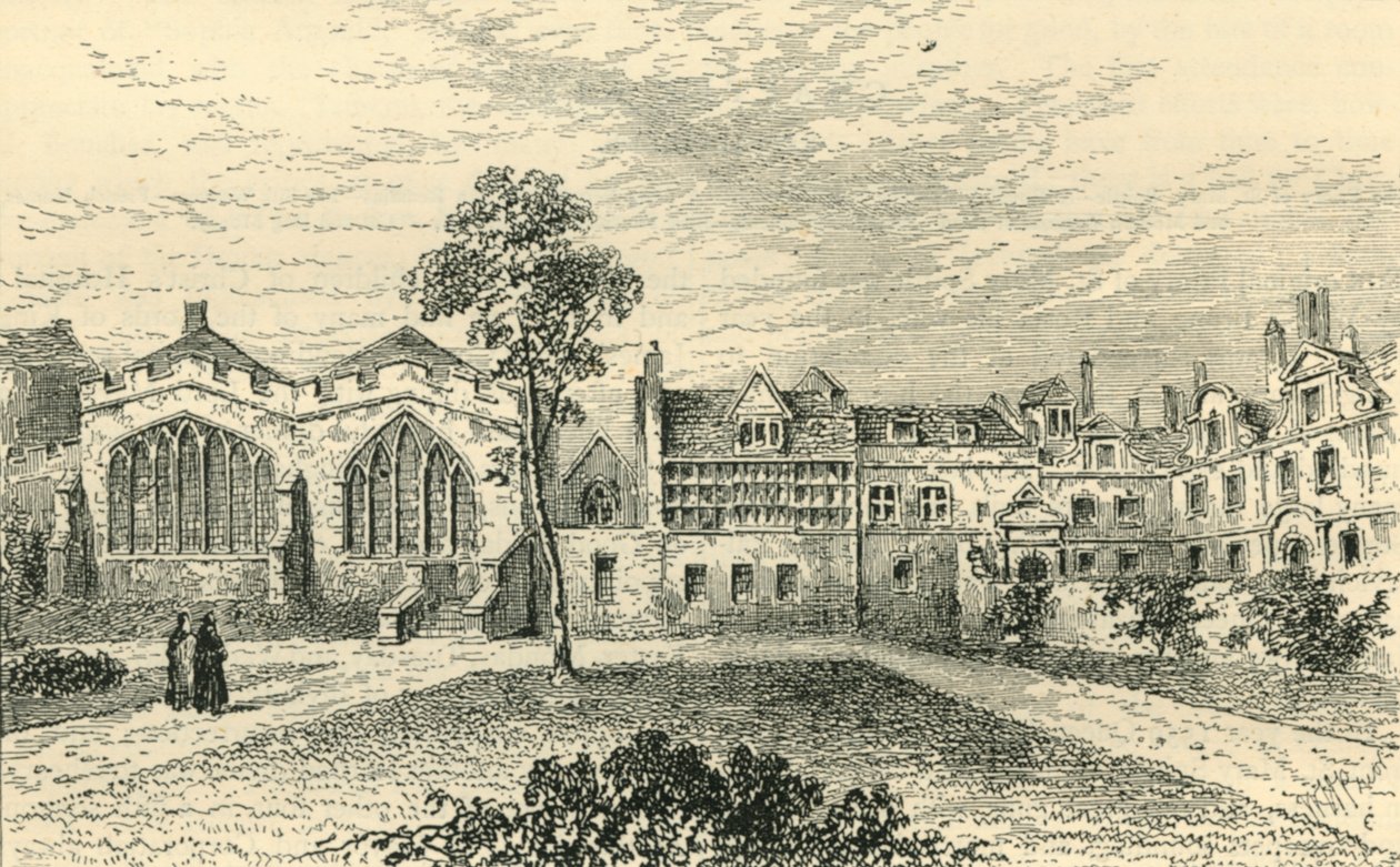 St. Helens Priory e Leathersellers Hall, c1799, c1872. de Unbekannt
