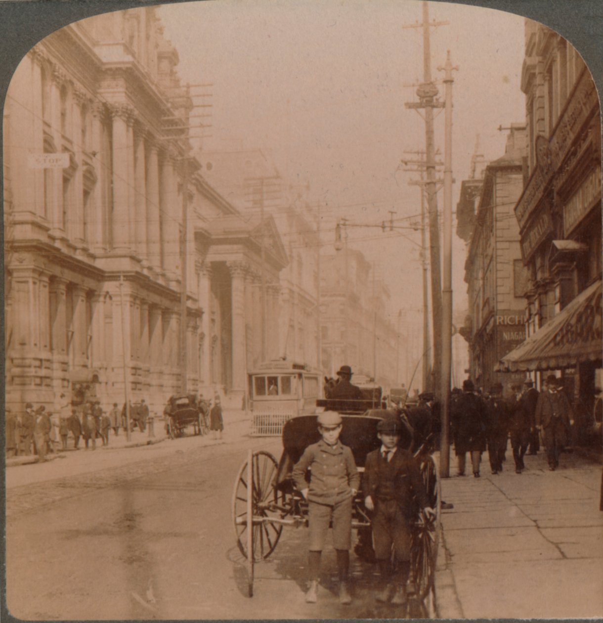 St. James Street, Montreal, Canadá, 1900 de Unbekannt