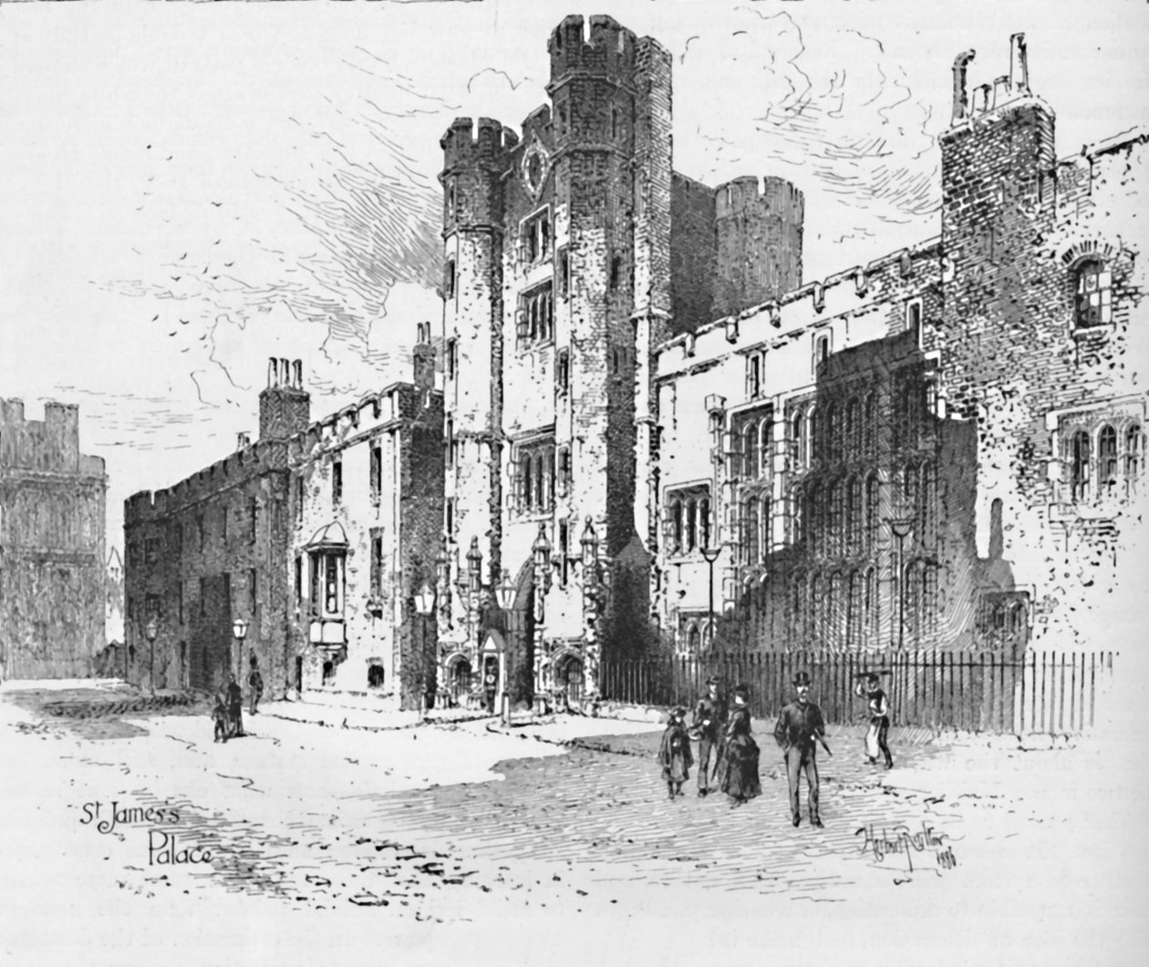 Palácio de St. Jamess, 1886 de Unbekannt