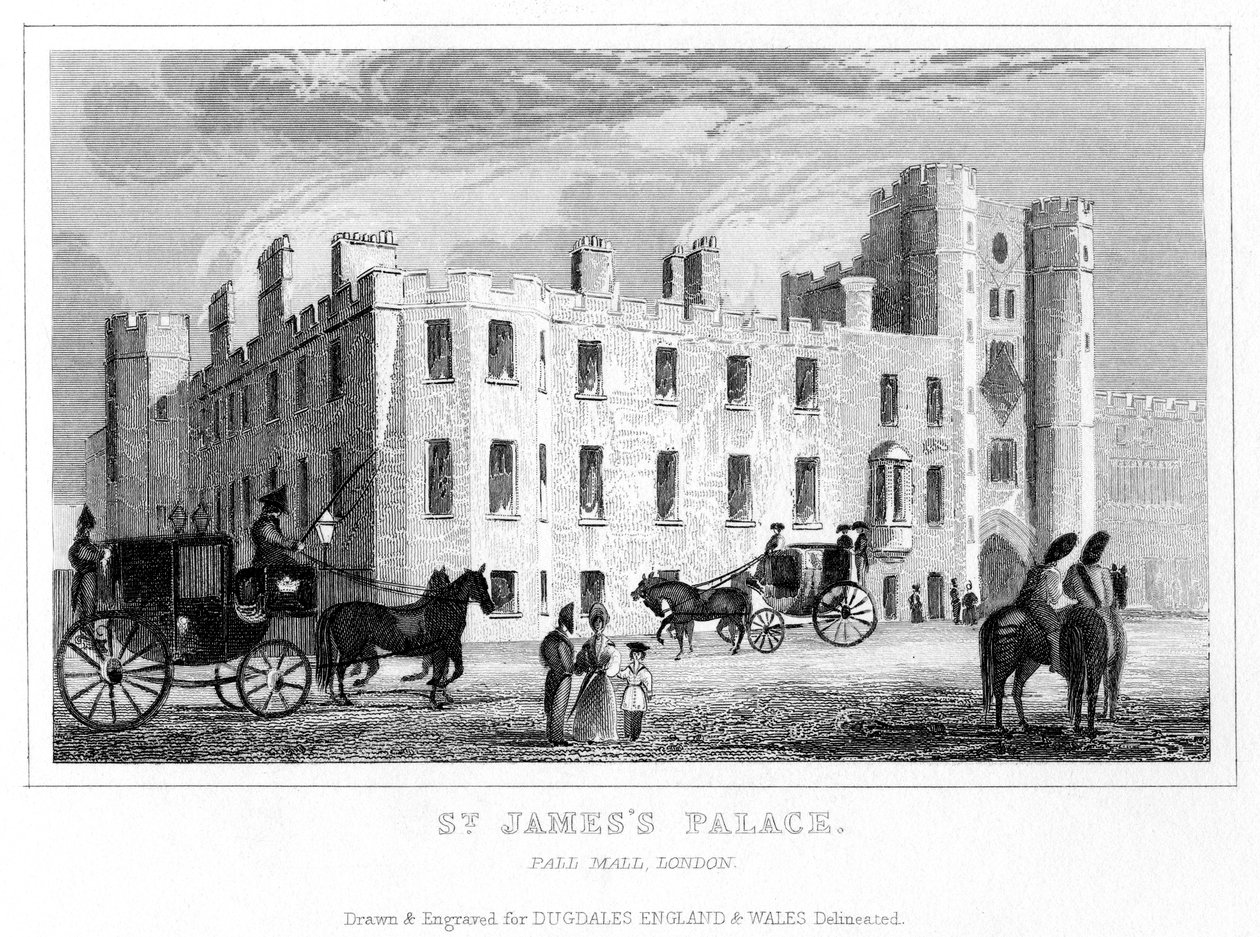 Palácio de St Jamess, Pall Mall, Westminster, Londres. de Unbekannt