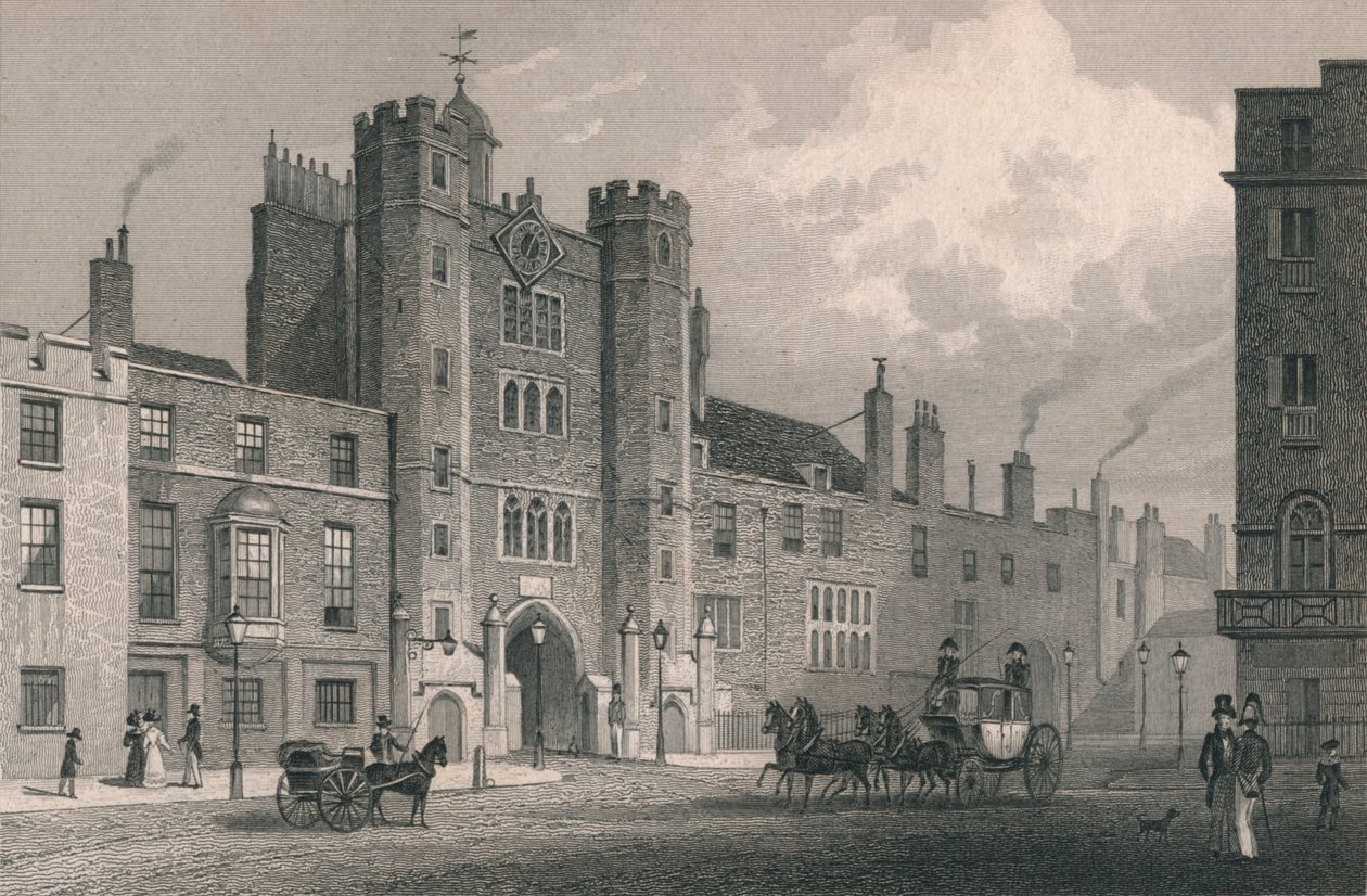 Palácio de St Jamess, Pall Mall, século c19 de Unbekannt