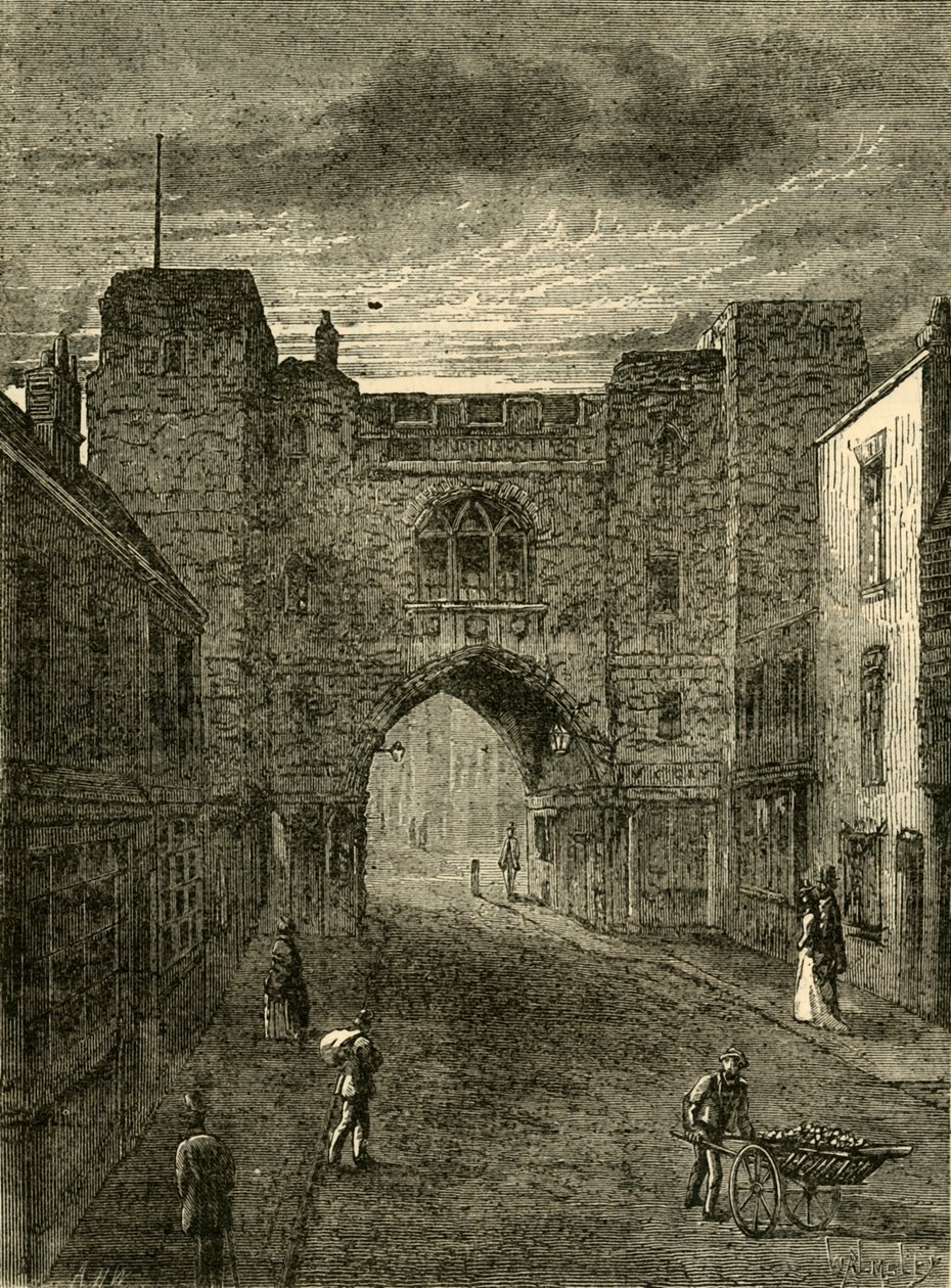 St. Johns Gate, Clerkenwell, c1872. de Unbekannt