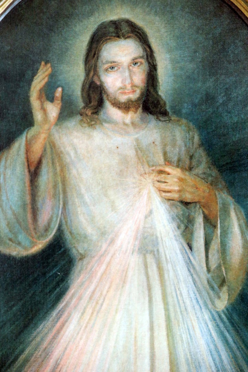 A igreja de São José. A Misericórdia Divina. Jesus, eu confio em ti. Singapura de Unbekannt