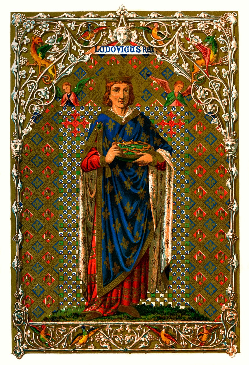 São Luís Luís IX, rei da França, 1886 de Unbekannt