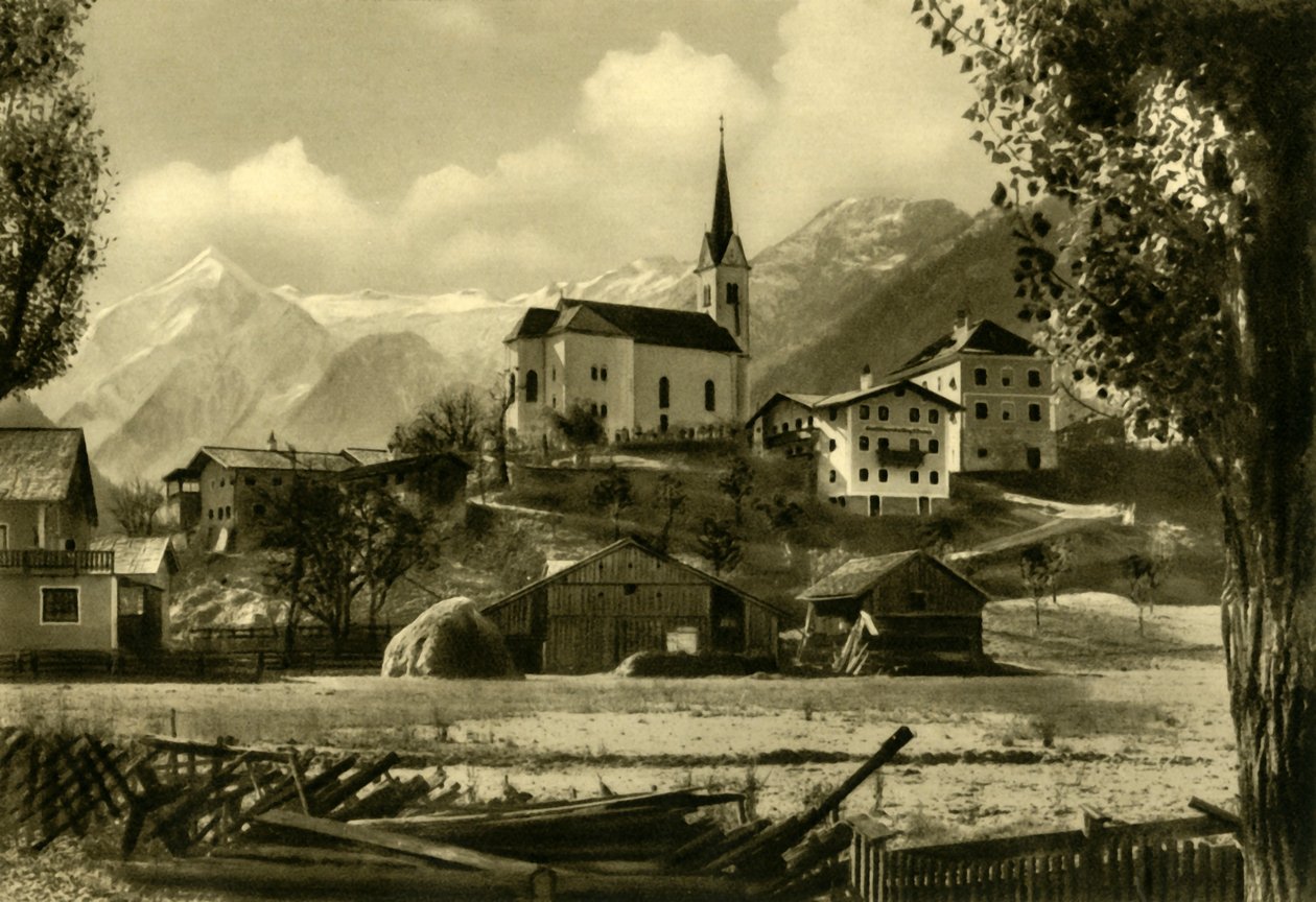 Igreja de St Margarets, Kaprun, Áustria, c1935. de Unbekannt