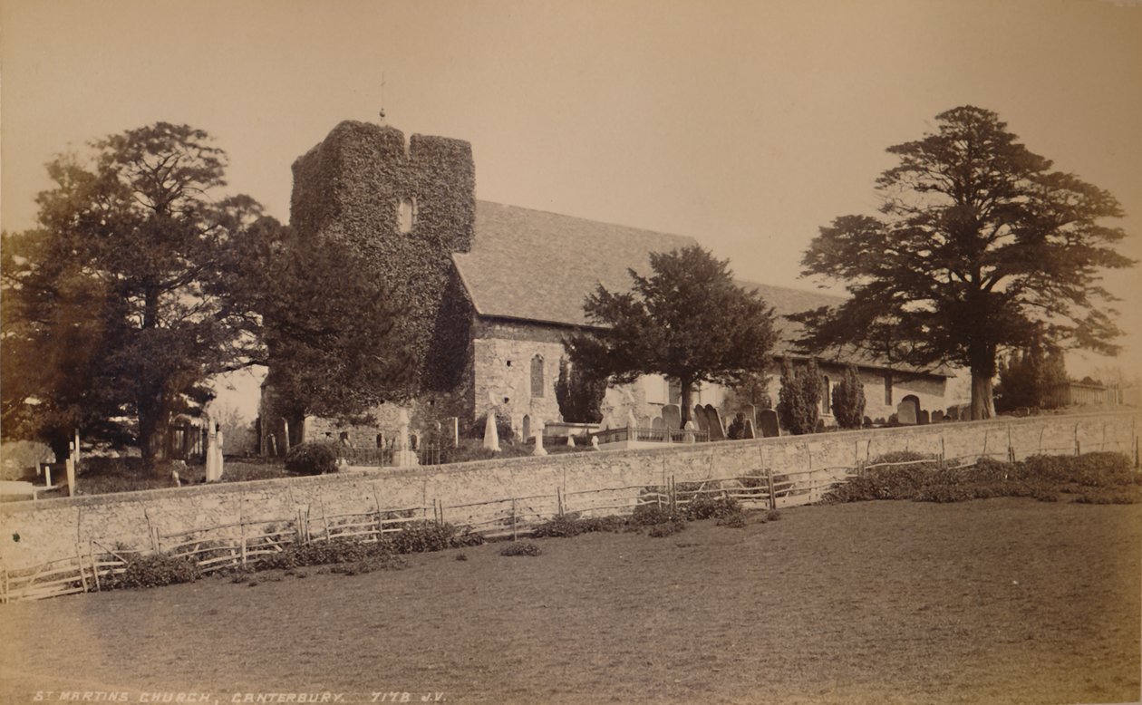 Igreja de St. Martins, Canterbury, 1929. de Unbekannt