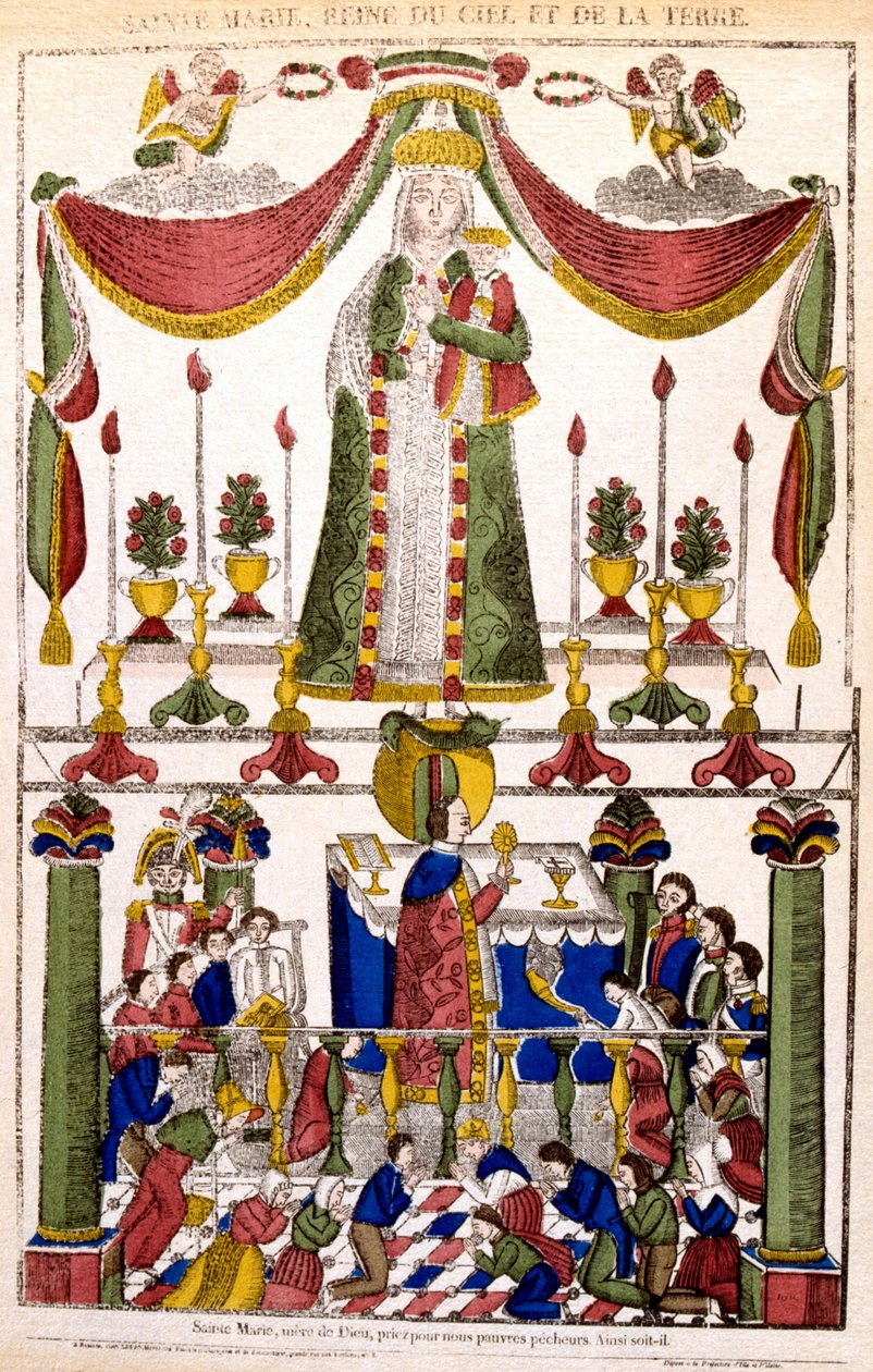 Santa Maria, rainha do céu e da terra, século XIX de Unbekannt