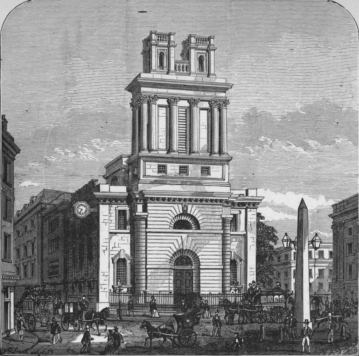 Santa Maria Woolnoth, 1890 de Unbekannt