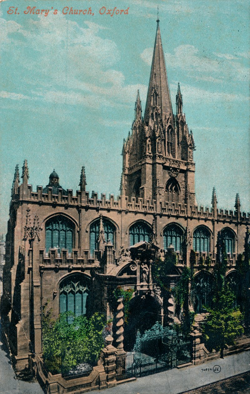 Igreja de St Marys, Oxford c1905 de Unbekannt