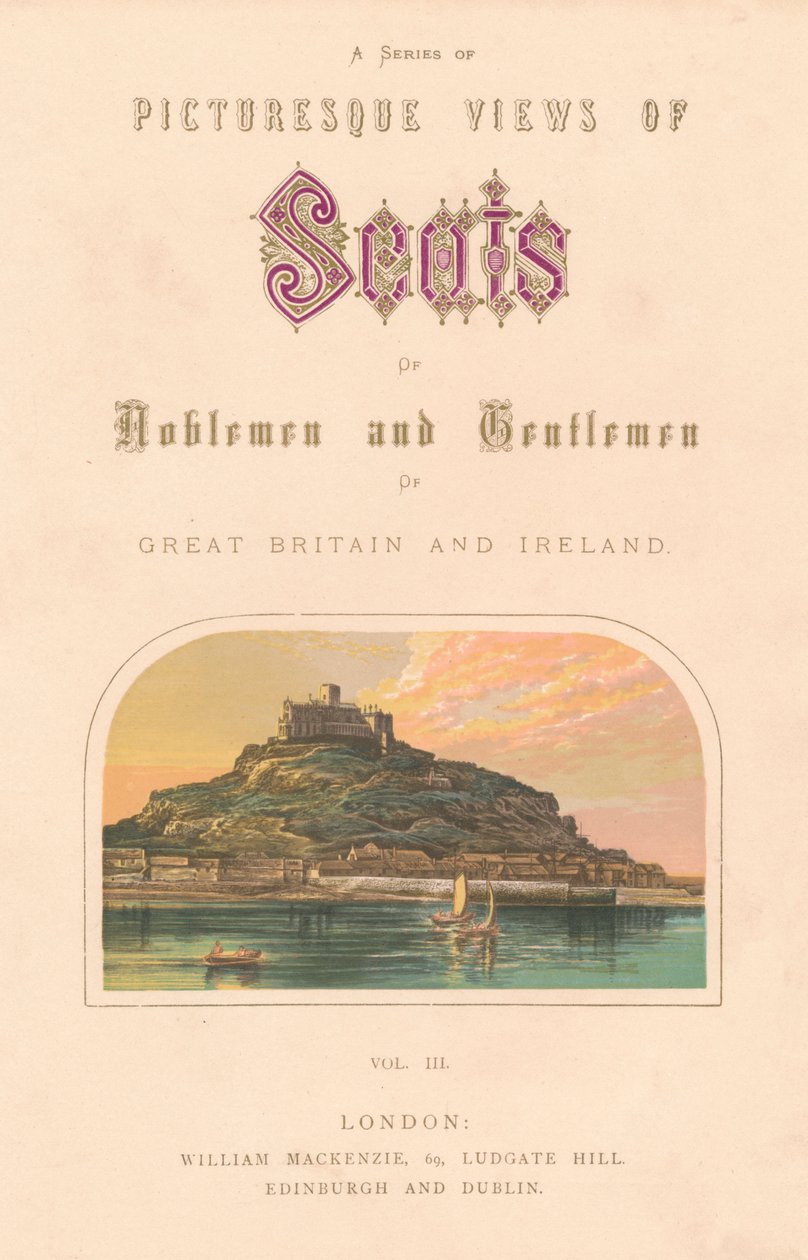 St Michaels Mount, c1880. de Unbekannt