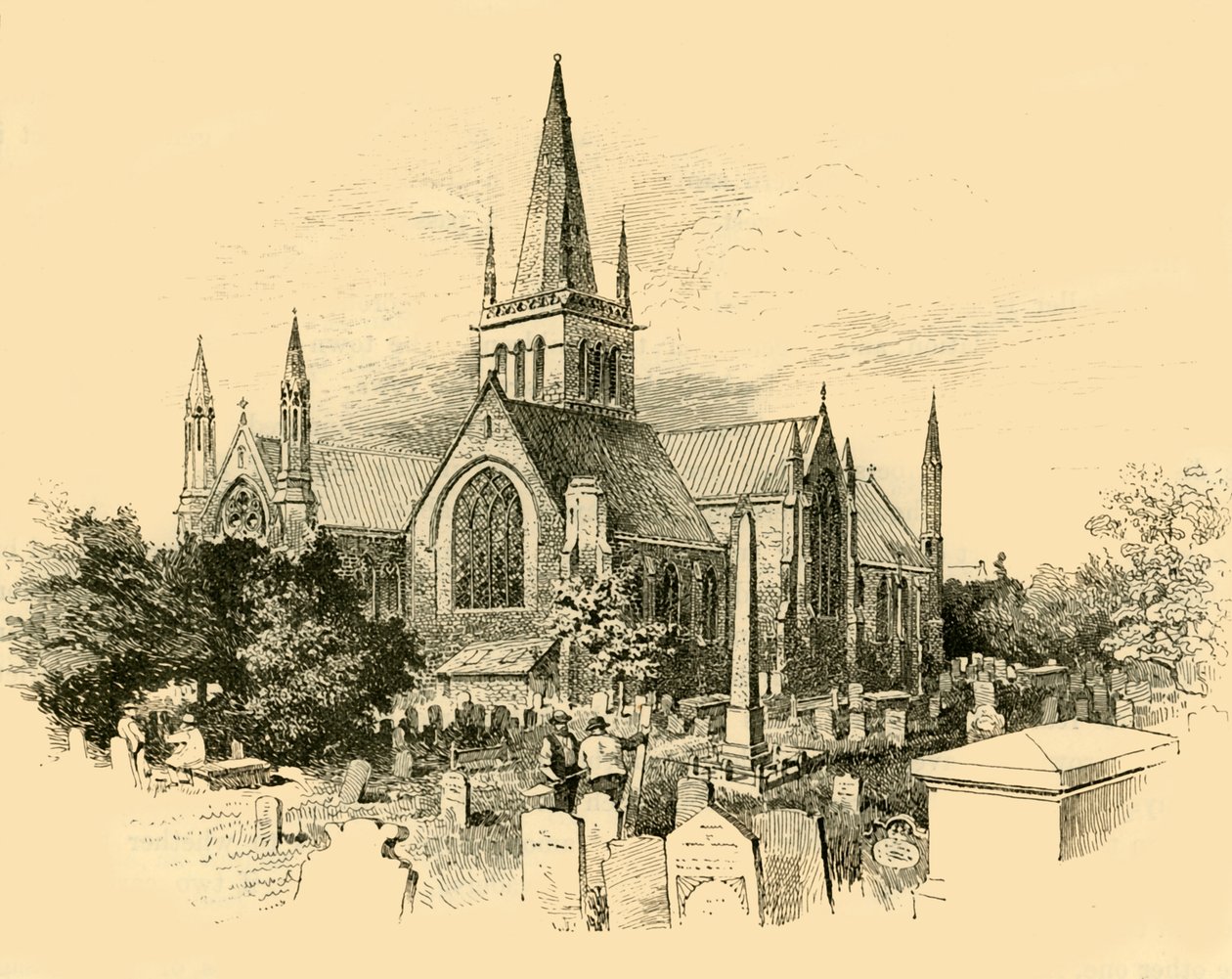 Igreja de São Nicolau: Exterior, 1898. de Unbekannt