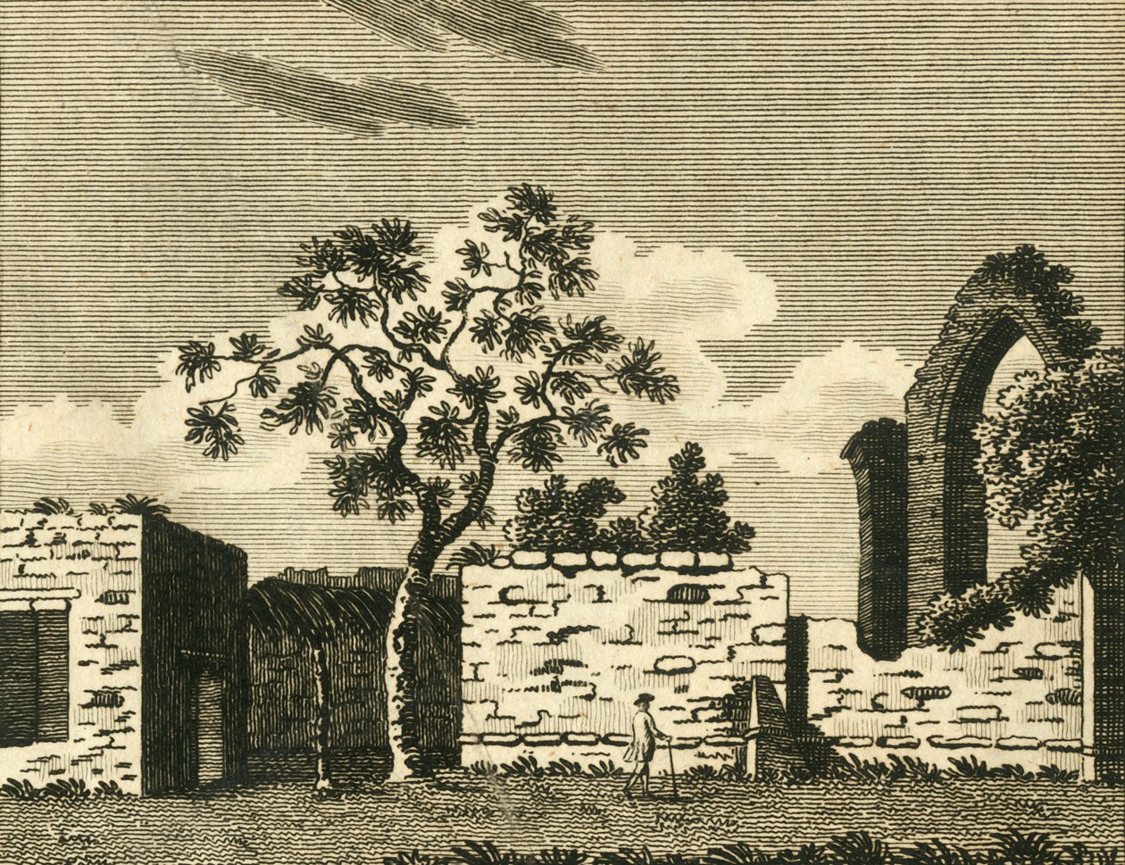 Capela de St. Pancrace, em Canterbury, c1786. de Unbekannt