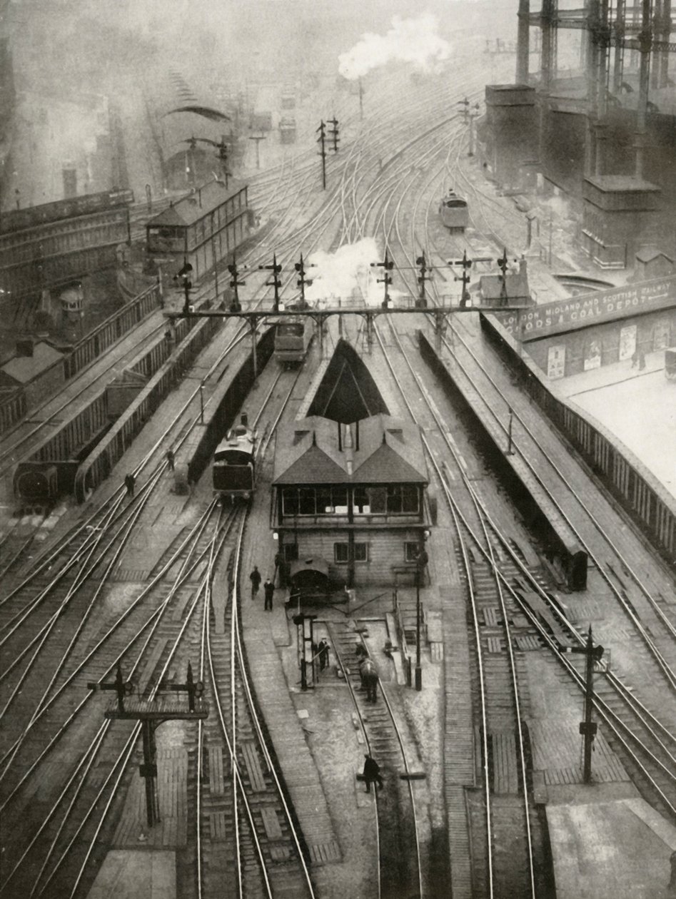 St. Pancras. Um terminal da London, Midland e Scottish Railway, 1935. de Unbekannt