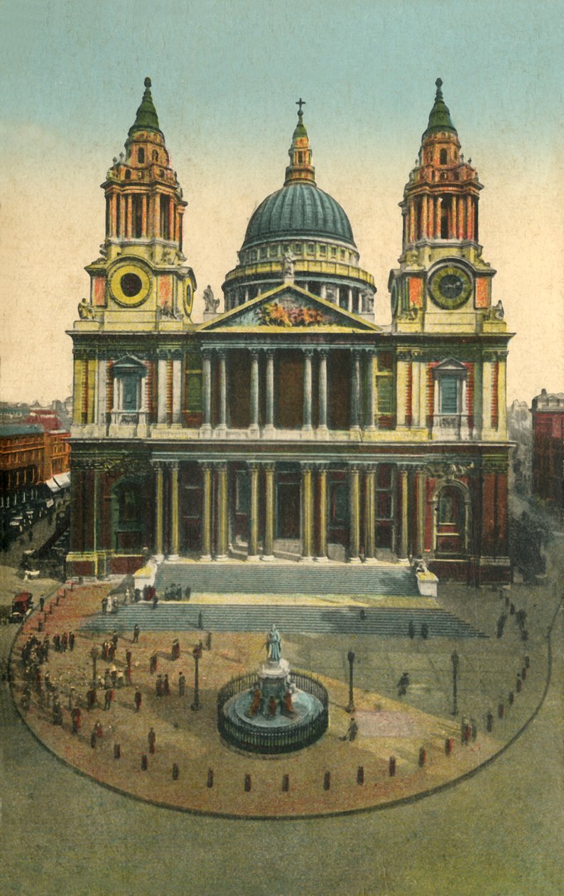 Catedral de São Paulo, Londres, c1910. de Unbekannt