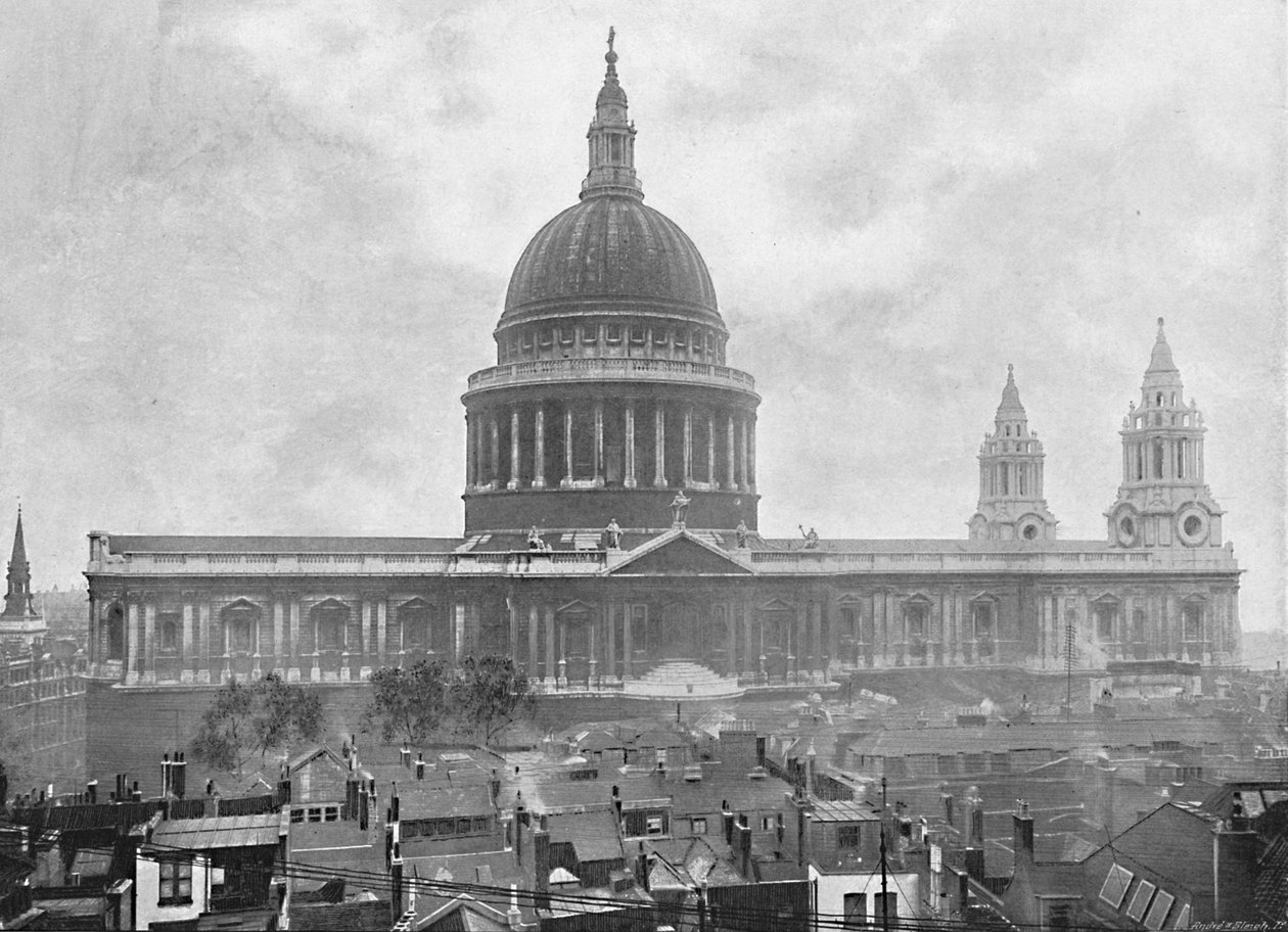 Catedral de São Paulo, c1896 de Unbekannt