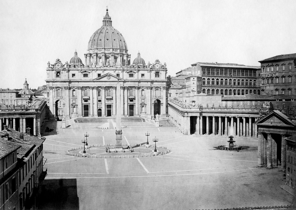 Praça de São Pedro, Roma, século XX de Unbekannt