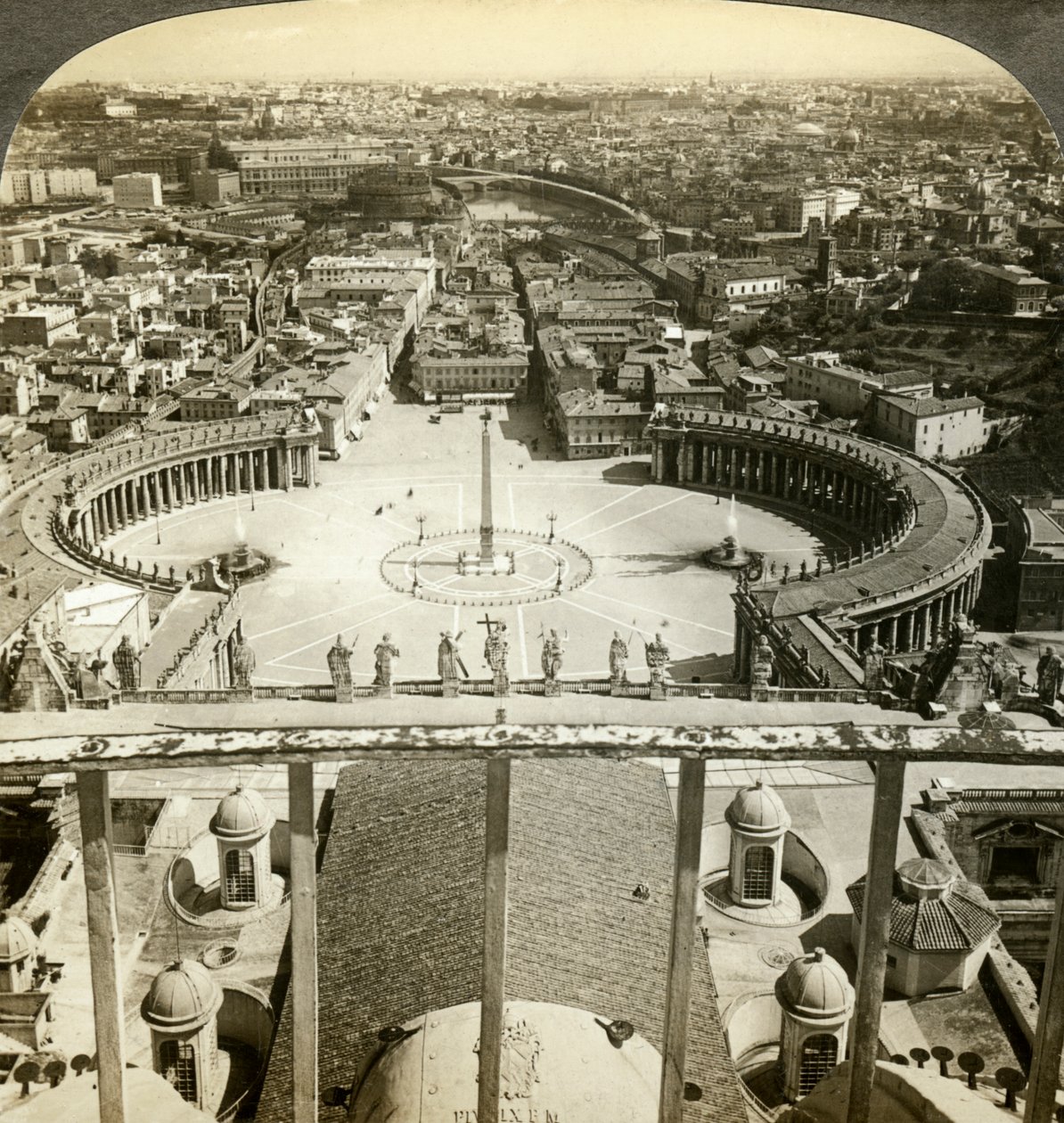Praça de São Pedro da cúpula da Basílica de São Pedro, Roma, Itália de Unbekannt