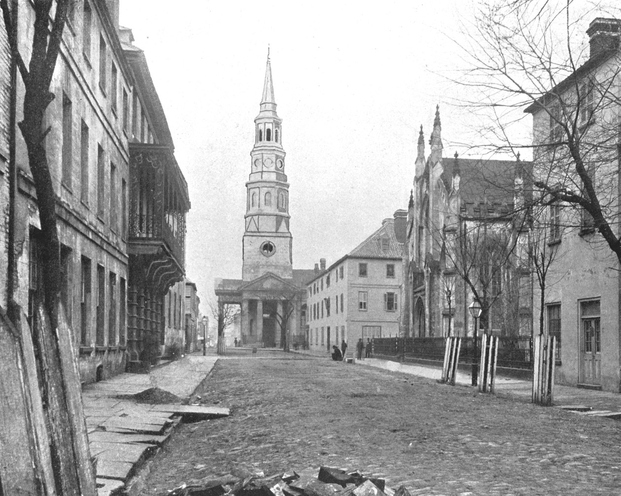 Igreja de St Philips, Charleston, Carolina do Sul, EUA, c1900. de Unbekannt