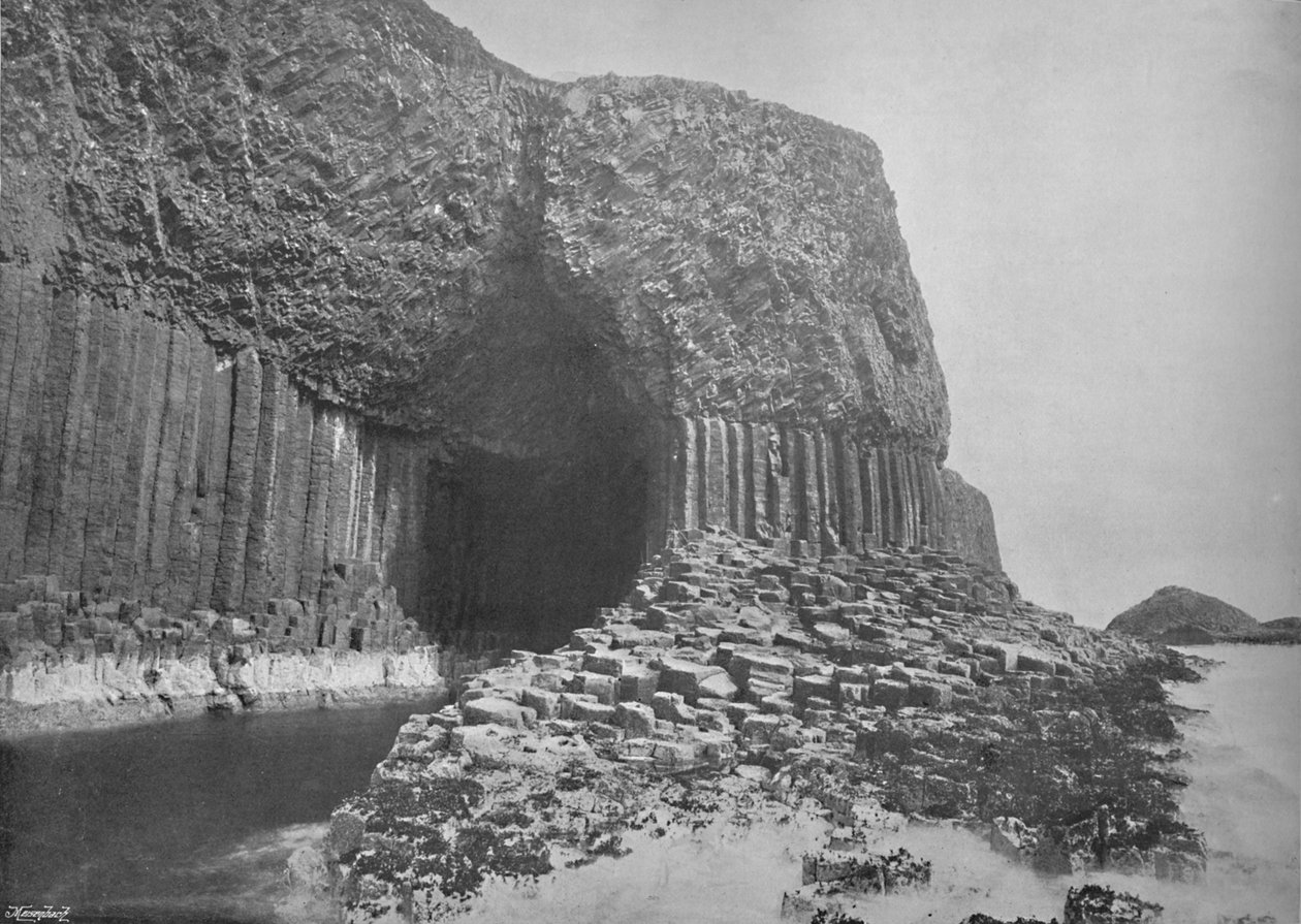 Staffa - Caverna dos Fingals, 1895 de Unbekannt