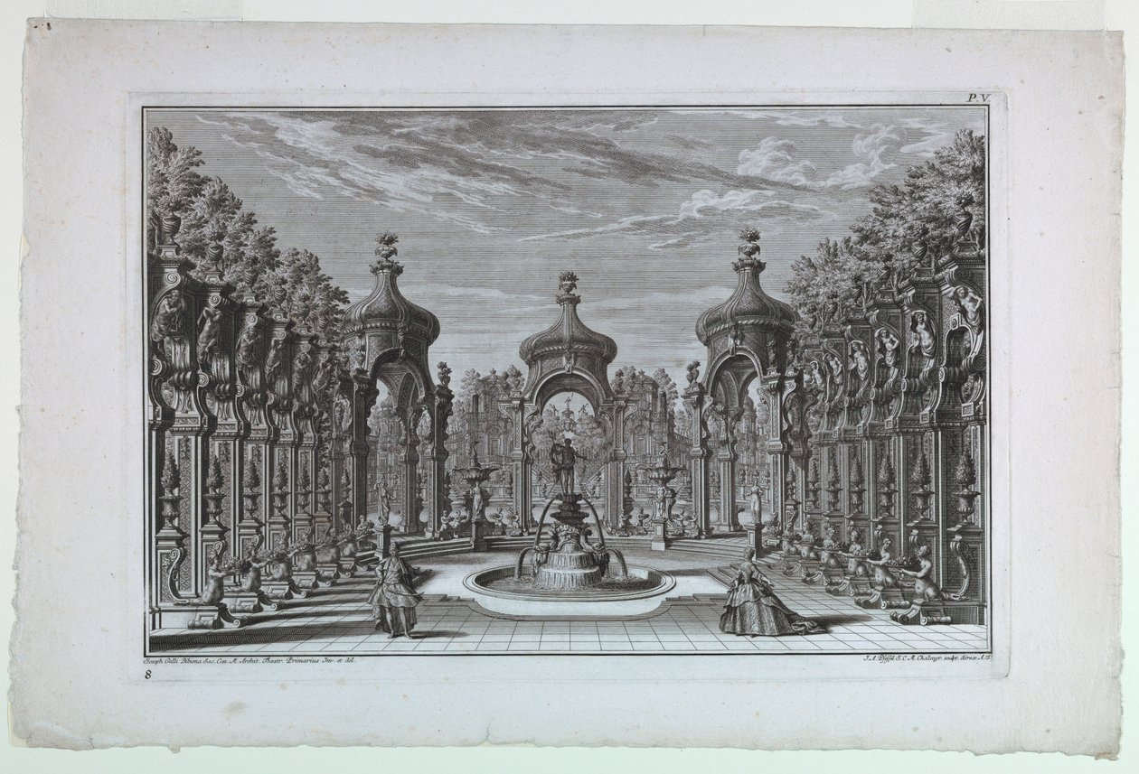 Desenho de Palco de Unbekannt
