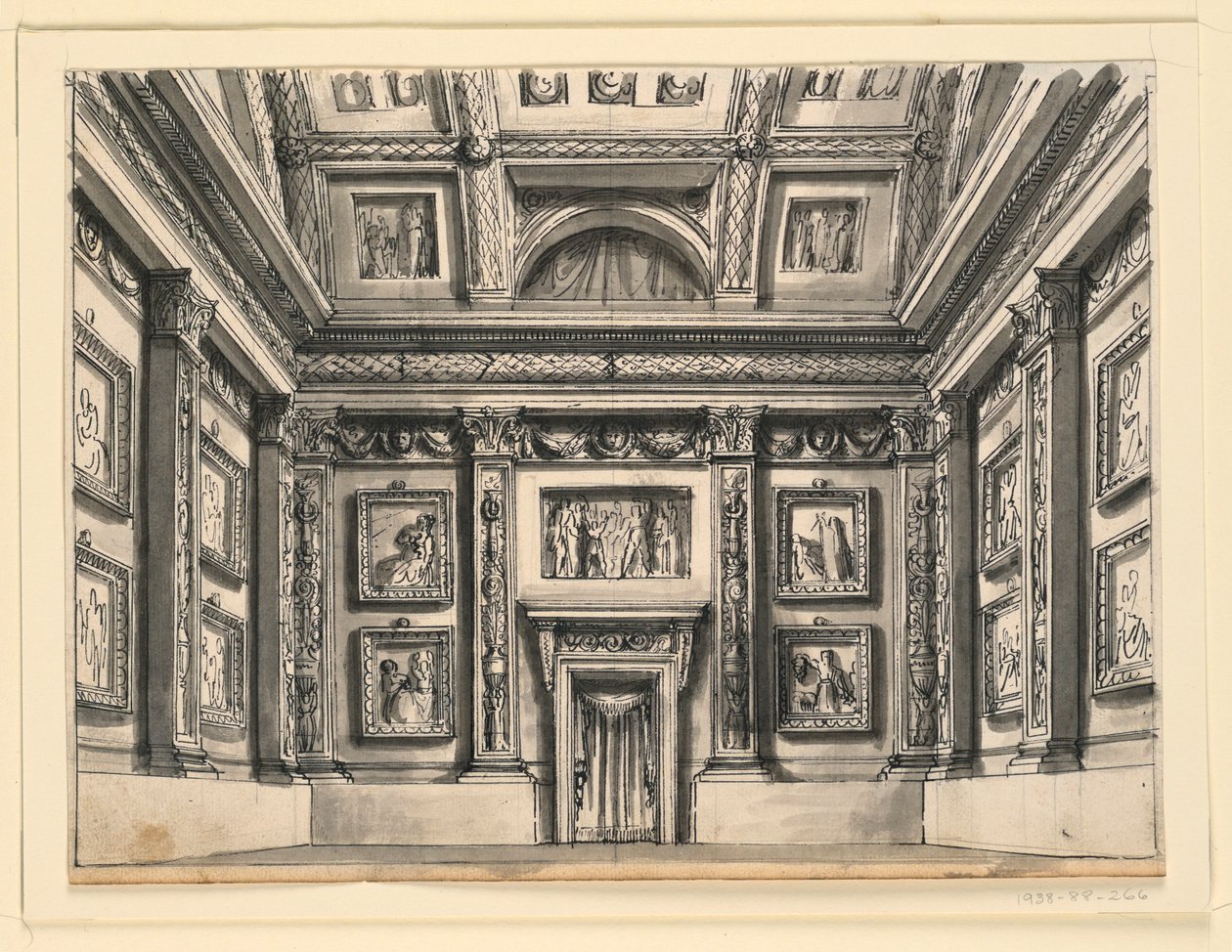 Projeto de Palco, Interior do Palácio de Unbekannt