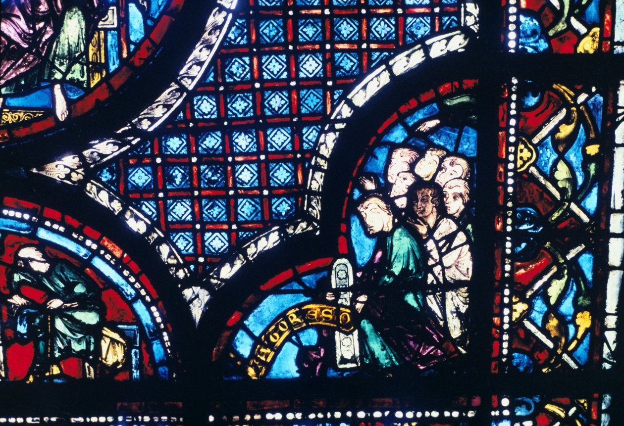 Vitral, Catedral de Chartres, França, 1194-1260 de Unbekannt