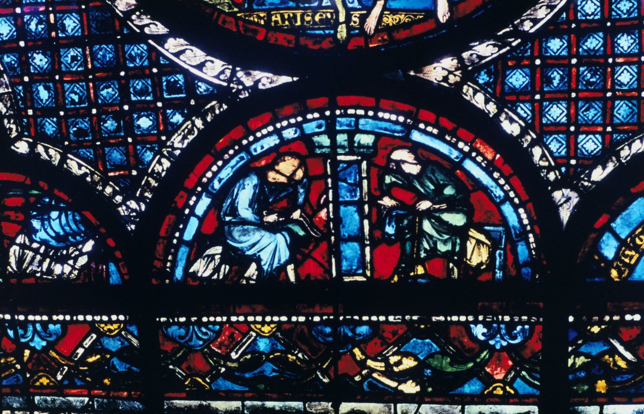 Vitral, Catedral de Chartres, França, 1194-1260 de Unbekannt