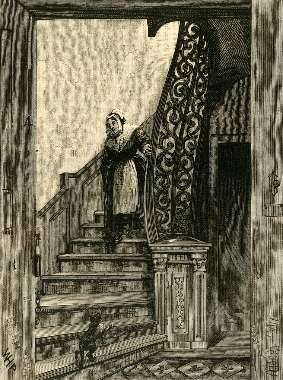 Escadaria em Southampton House, c1872. de Unbekannt