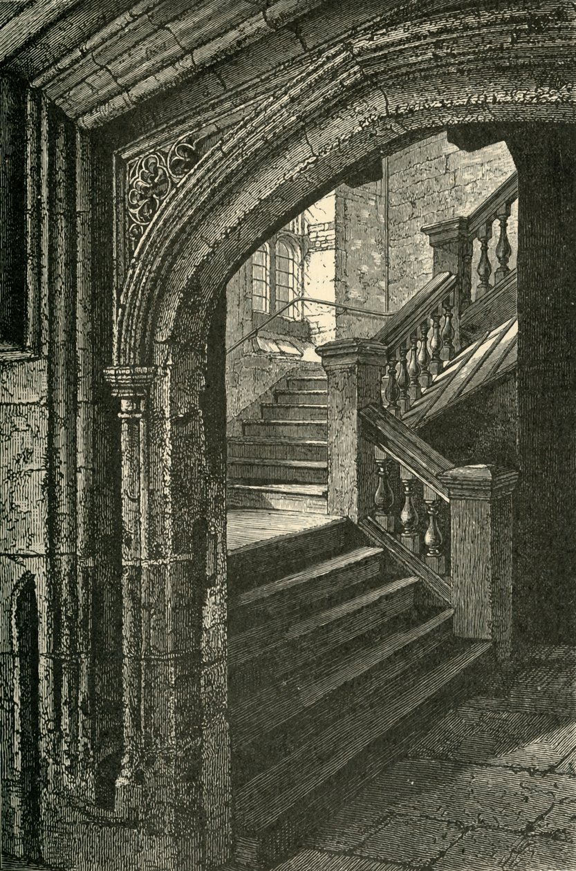 Escadaria da Capela e Escola Superior, 1911. de Unbekannt