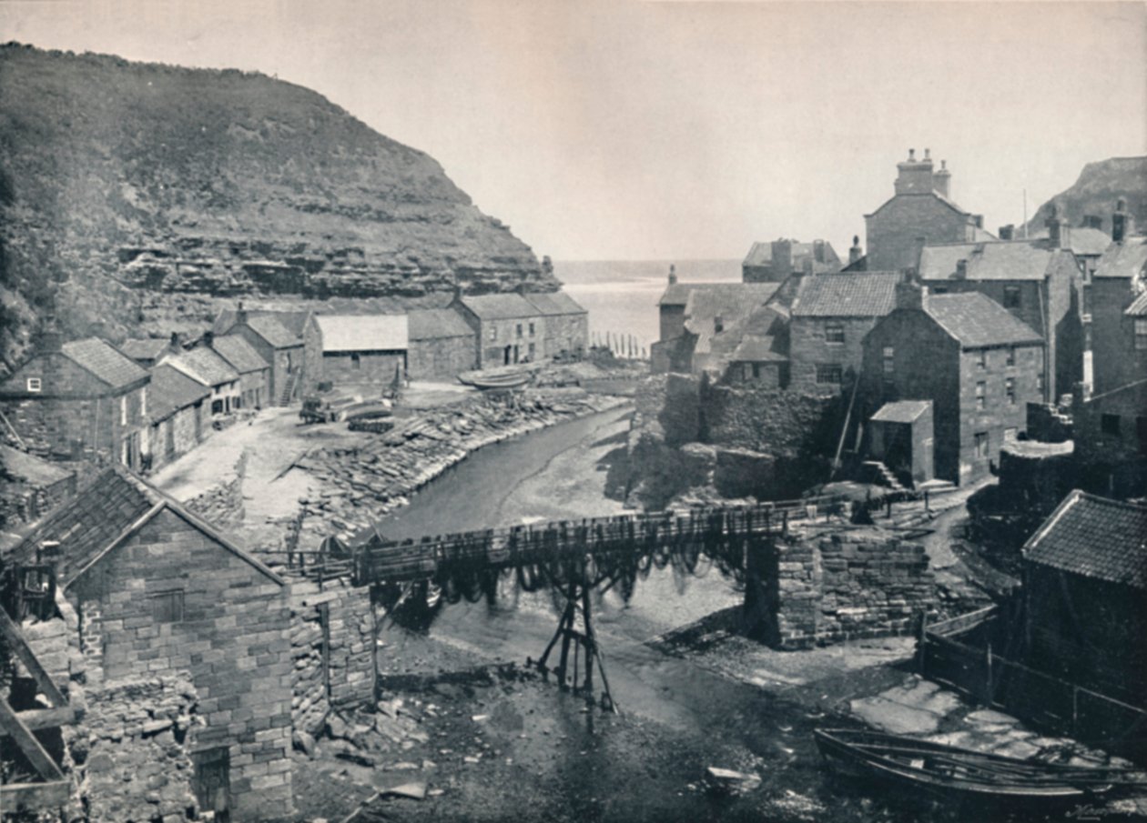Staithes - Olhando para o mar, 1895 de Unbekannt