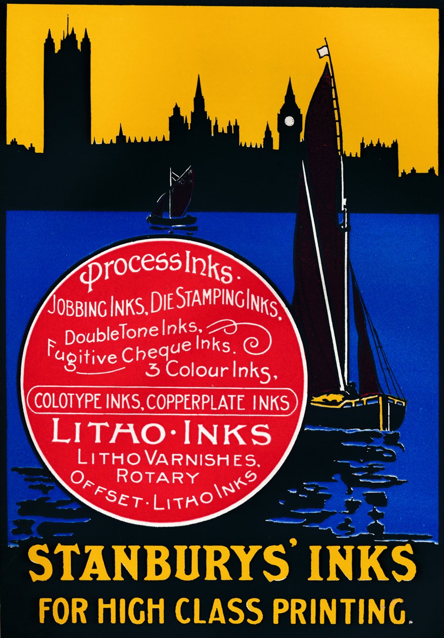 Tintas Stansburys para pinturas de alta classe, 1910 de Unbekannt