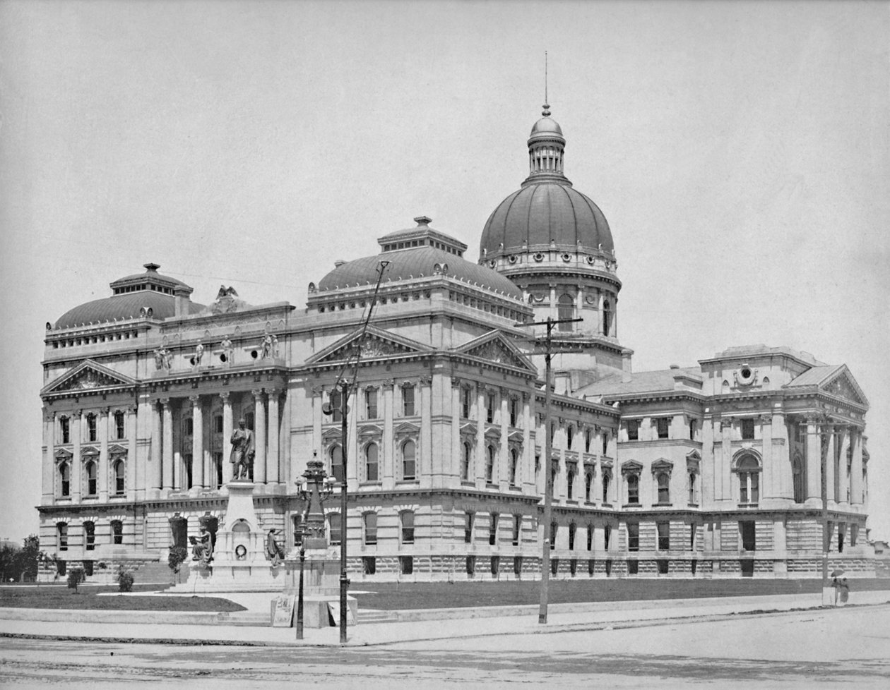Capitólio do estado, Indianapolis, Indiana, c1897. de Unbekannt