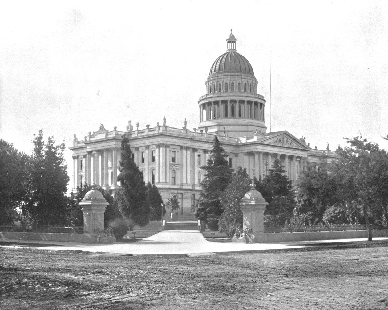 Capitólio do estado, Sacramento, Califórnia, EUA, c1900. de Unbekannt