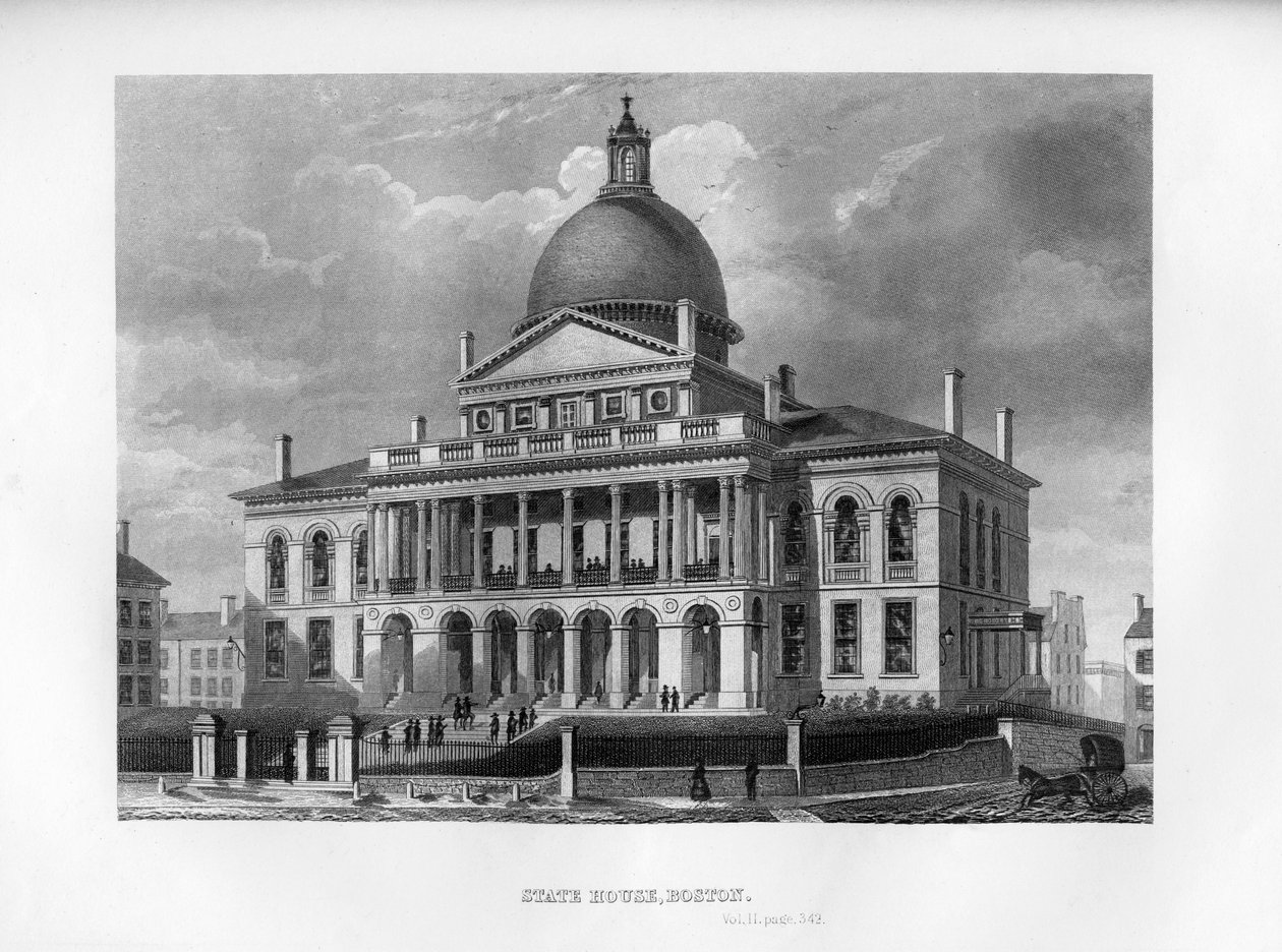 State House, Boston, Massachusetts, 1855 de Unbekannt