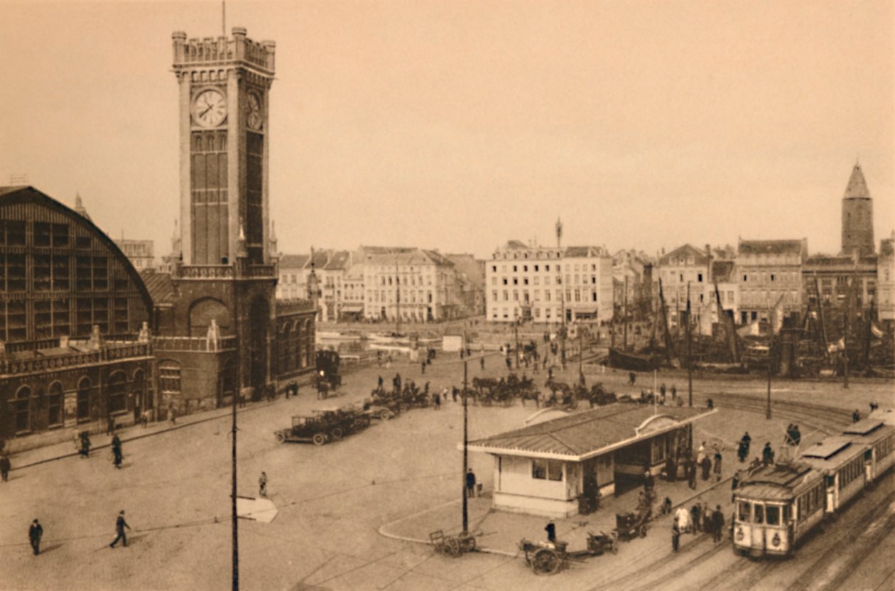 Lugar da estação, c1928 de Unbekannt
