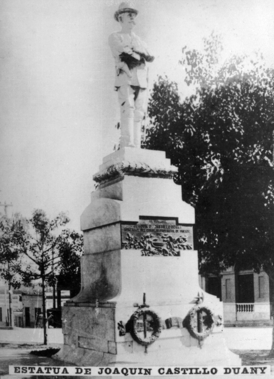 Estátua de Joaquin Castillo Duany, 1858-1902, década de 1920 de Unbekannt