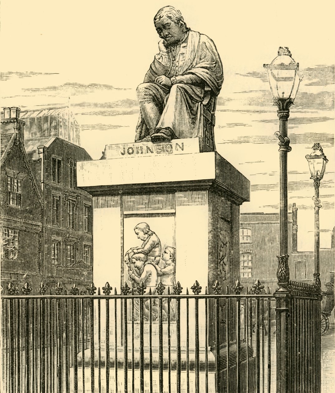 Estátua de Johnson, 1898. de Unbekannt