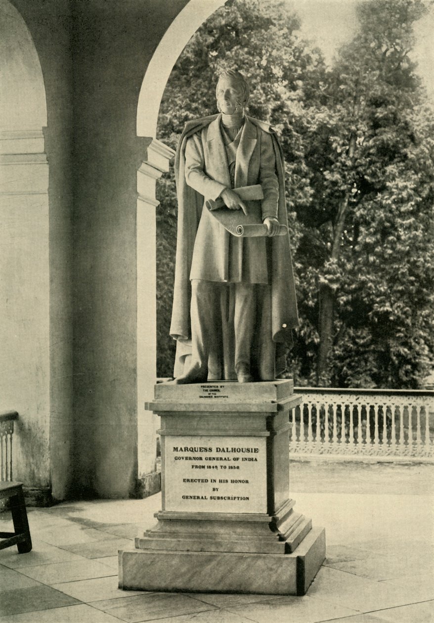 Estátua do senhor Dalhousie, 1925. de Unbekannt