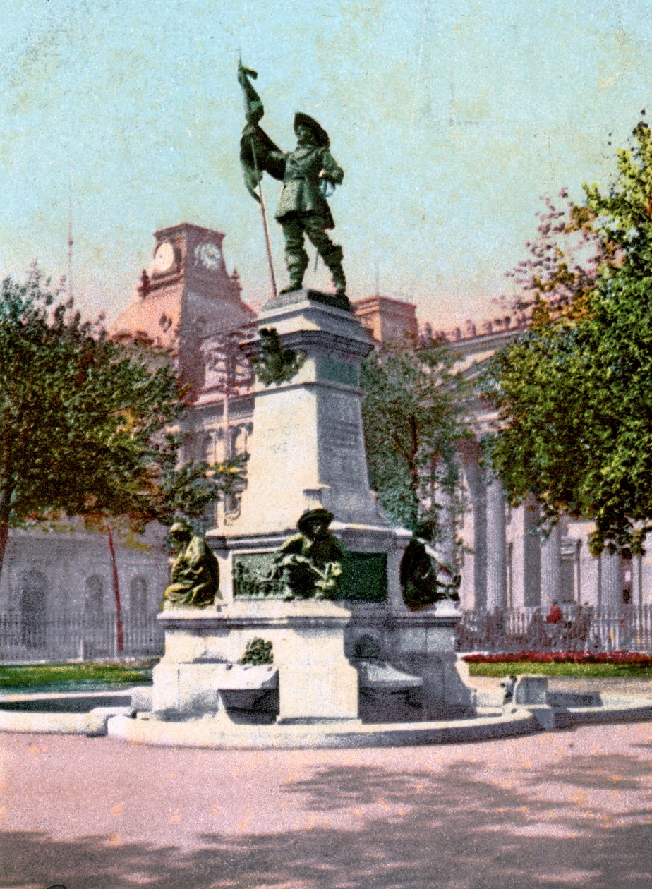 Estátua de Paul Chomedey de Maisonneuve, Montreal, 1904 de Unbekannt