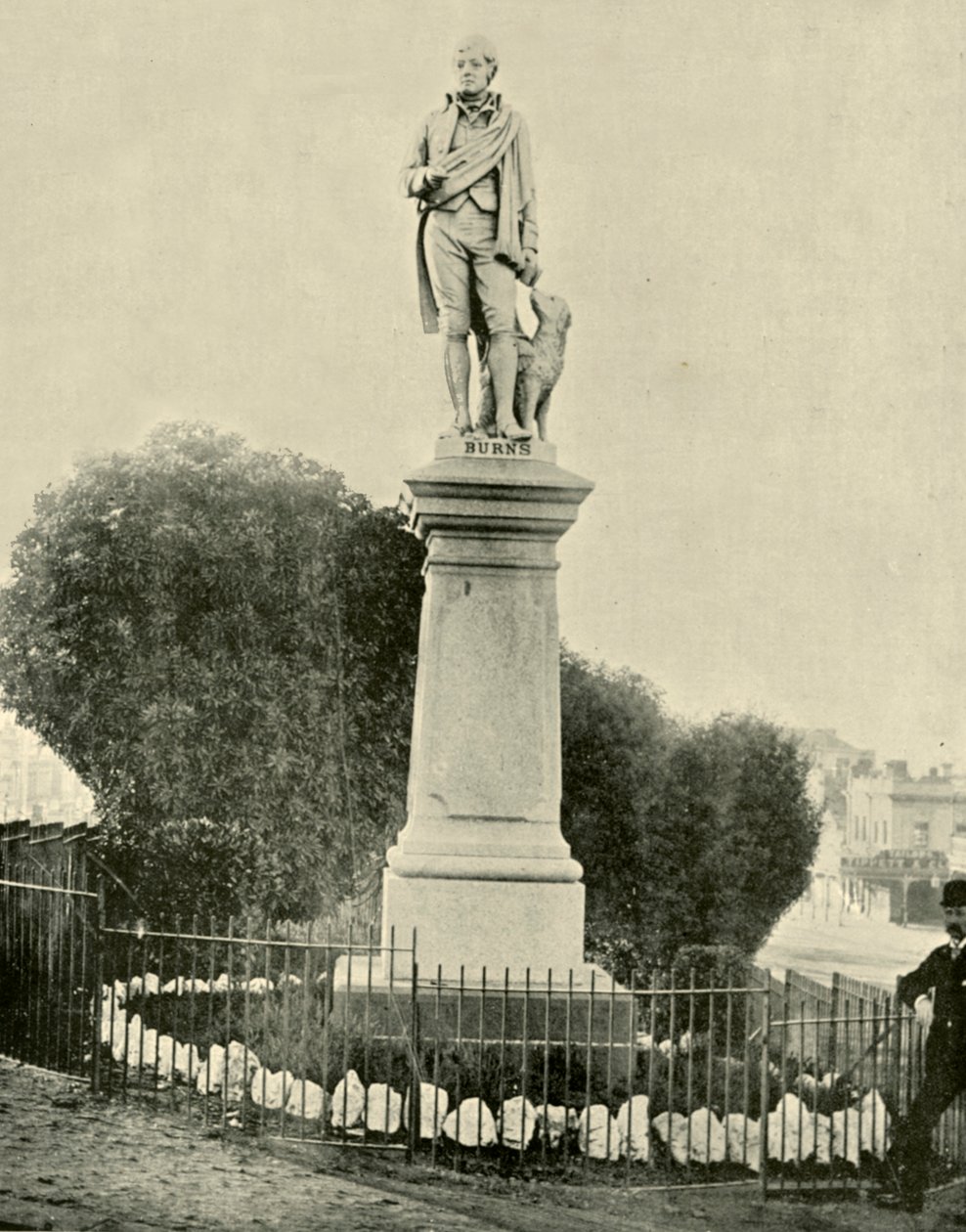 Estátua de Robert Burns, Ballarat, 1901. de Unbekannt