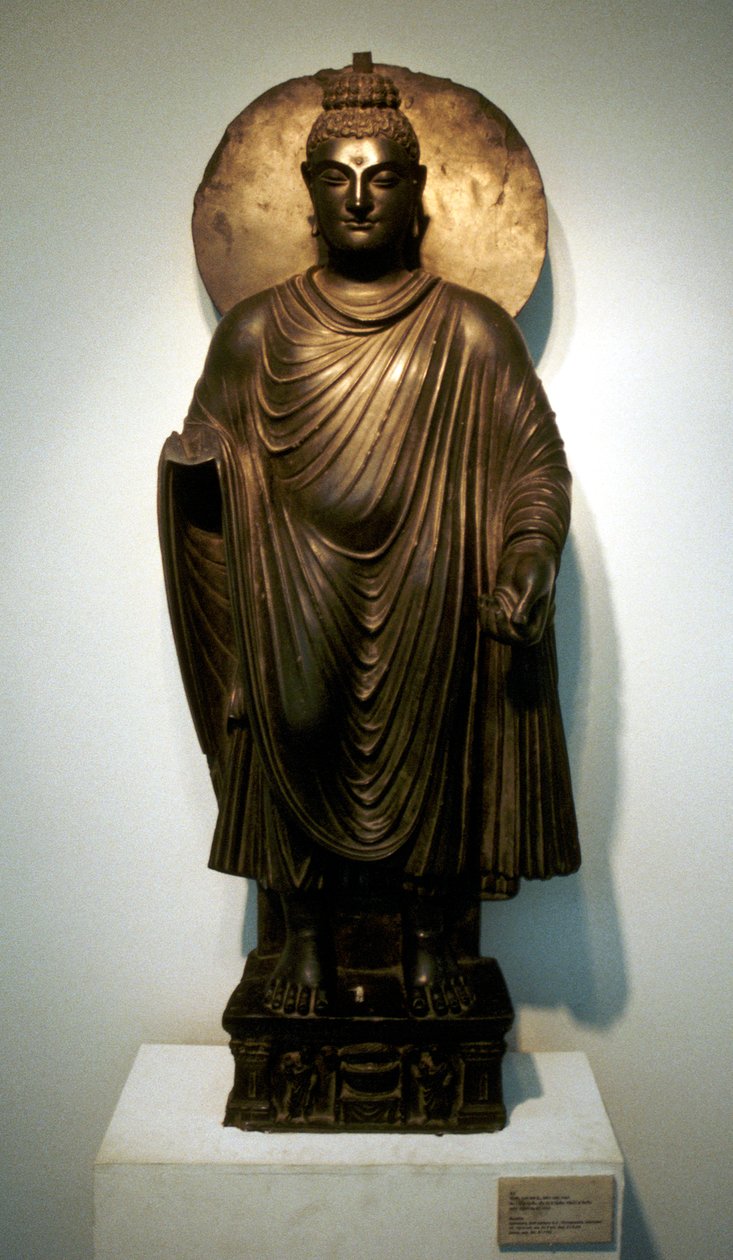 Estátua do Buda, de Garvara, Índia, século II de Unbekannt