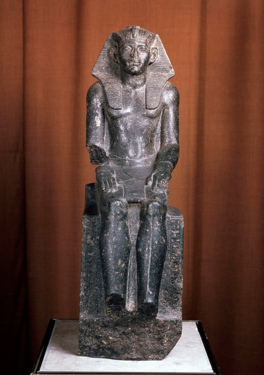 Estátua do Faraó Amenemhat III, século 19 aC de Unbekannt