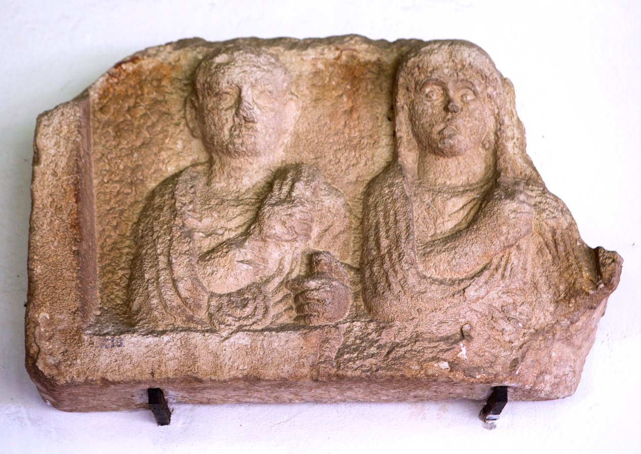 Stele, 2 portas Optata Fada e Lucio Valio Rufo, I cen de Unbekannt