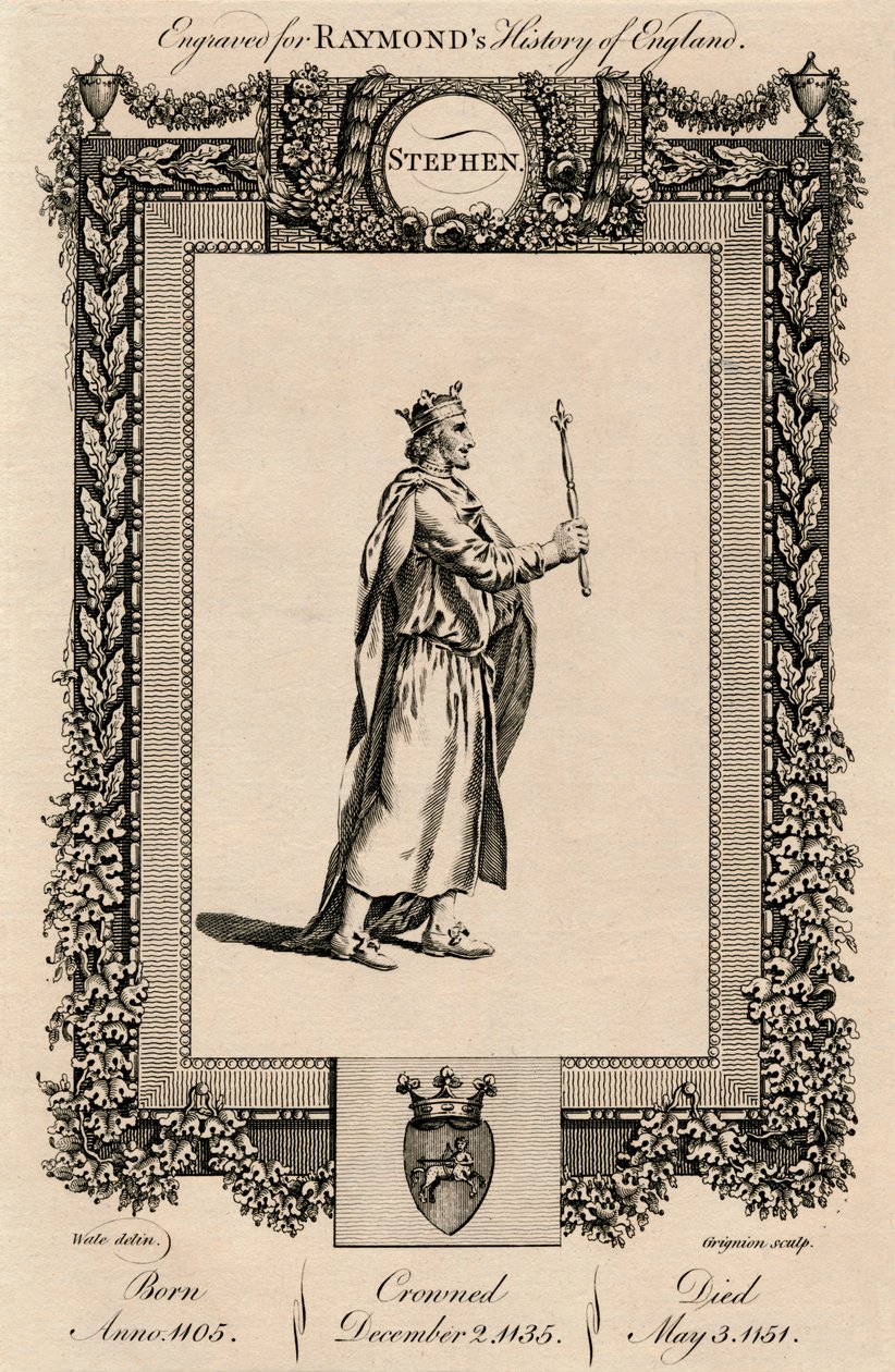 Stephen, 1092-1154, c 1787. de Unbekannt