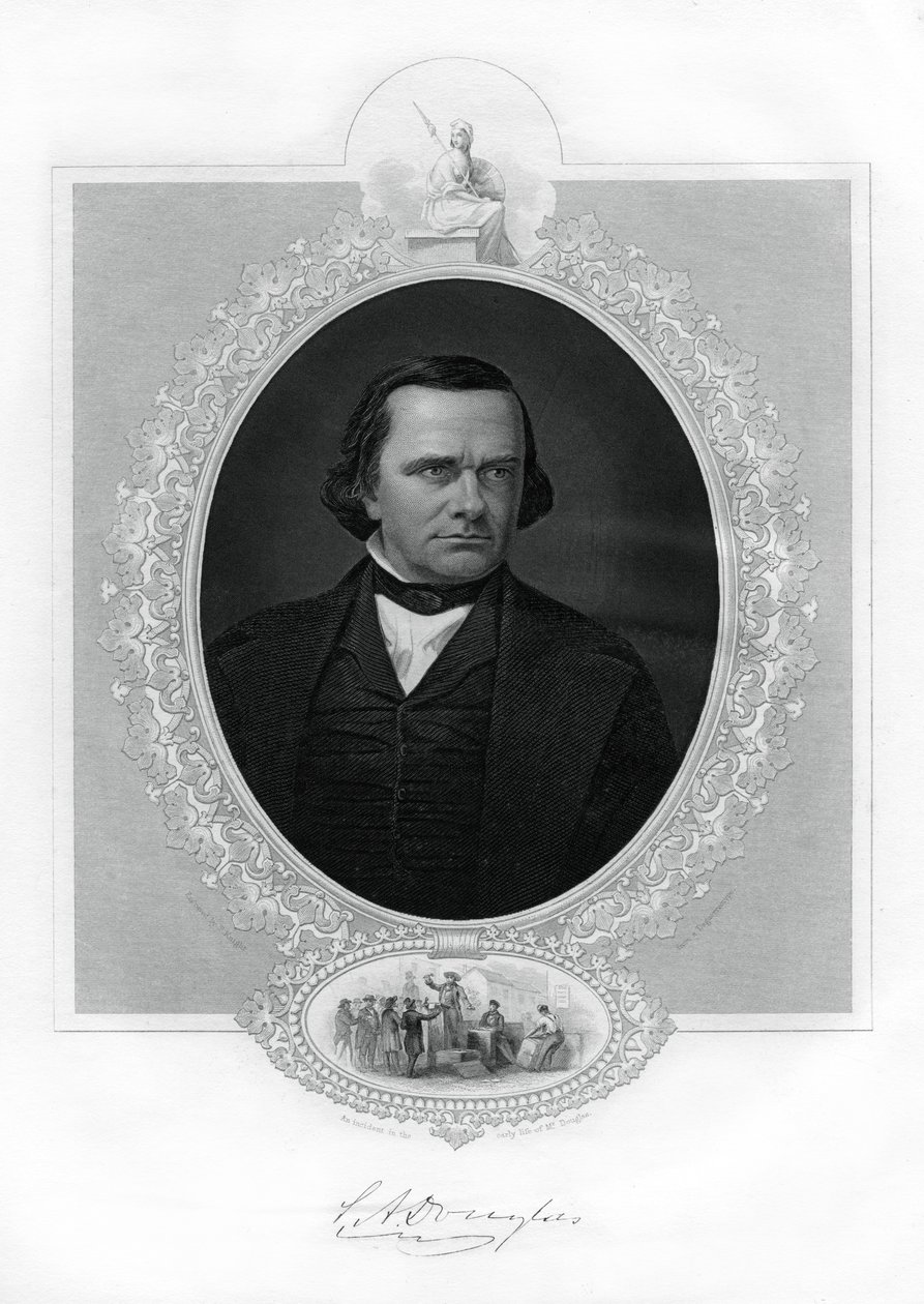 Stephen A Douglas, político americano, 1862-1867 de Unbekannt