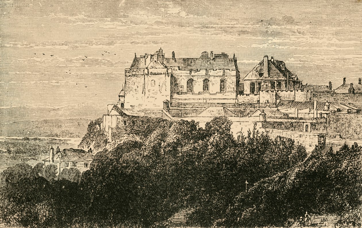 Castelo de Stirling, 1890. de Unbekannt