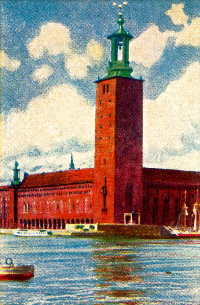 Prefeitura de Estocolmo, c1928. de Unbekannt